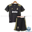 Retro Real Madrid Away Kids Replica Football Kit 2011/12 - Front View