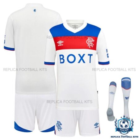 Rangers Away Kid Replica Football Kit 25/26 - overview