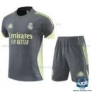 Real Madrid Grey Training Kids Replica Kit 2025/26 - front view