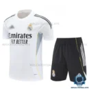 Real Madrid White Training Kids Replica Kit 2025/26 - front view