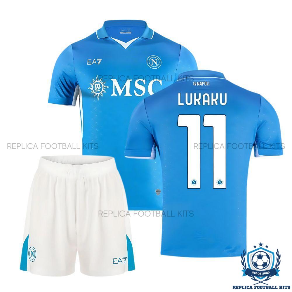 SSC Napoli LUKAKU 11 Home Kid Replica Kit 24/25 - Overview