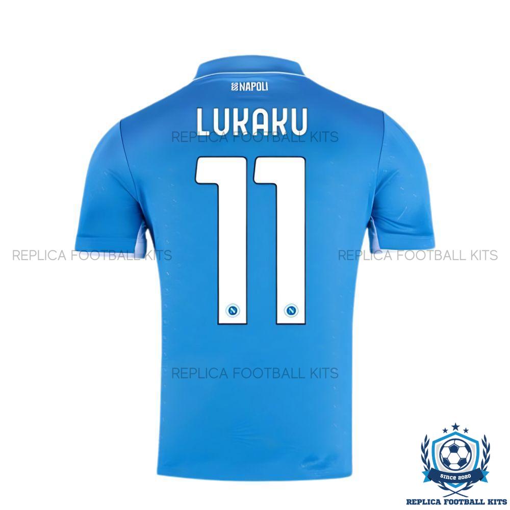 SSC Napoli LUKAKU 11 Home Men Replica Shirts 24/25 - backview
