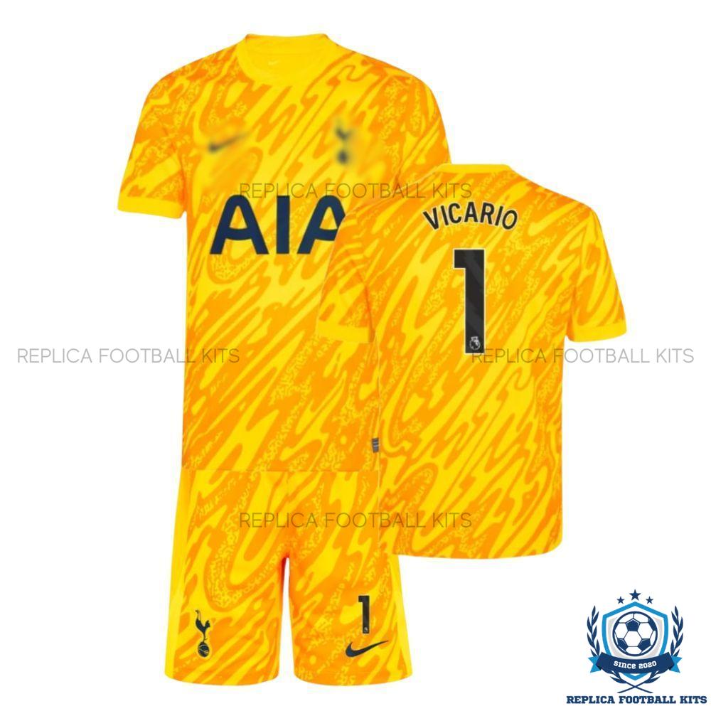 Tottenham Hotspur VICARIO 1 Goalkeeper Kids Replica Kit 24/25 - overview