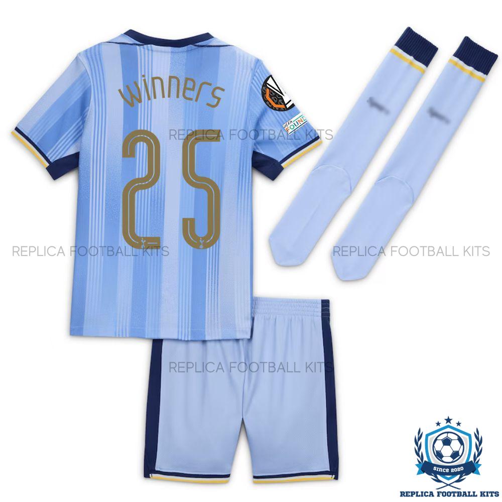 Tottenham Hotspur Winners 25 Away Kid Replica Kit 24/25 - back view