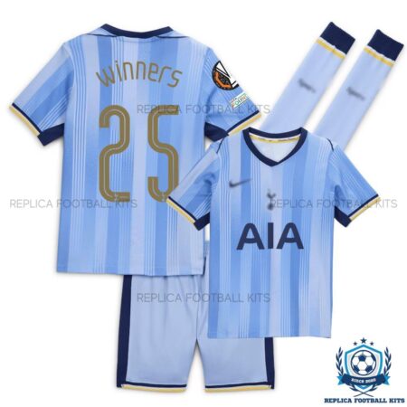 Tottenham Hotspur Winners 25 Away Kid Replica Kit 24/25 - overview
