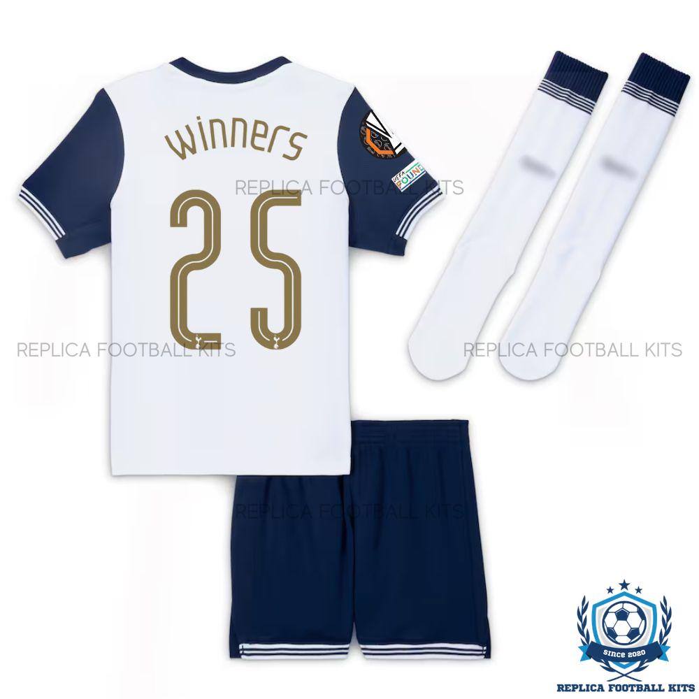 Tottenham Spurs Winners 25 Home Kid Replica Kit 24/25 - back view