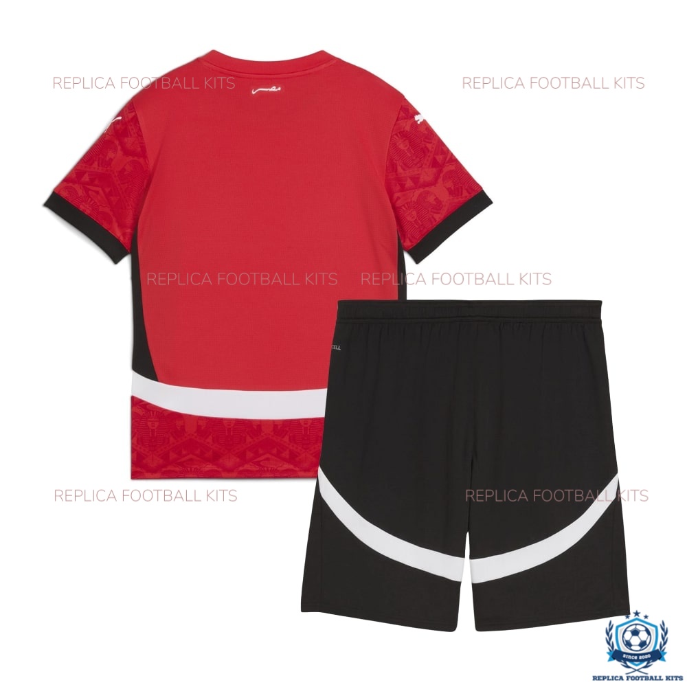 Egypt Home Kid Replica Football Kit 2025 - Back view