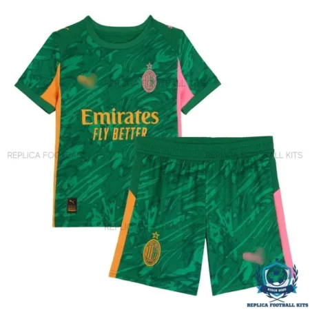 AC Milan Goalkeeper Kids Replica Kit 25/26 - front view