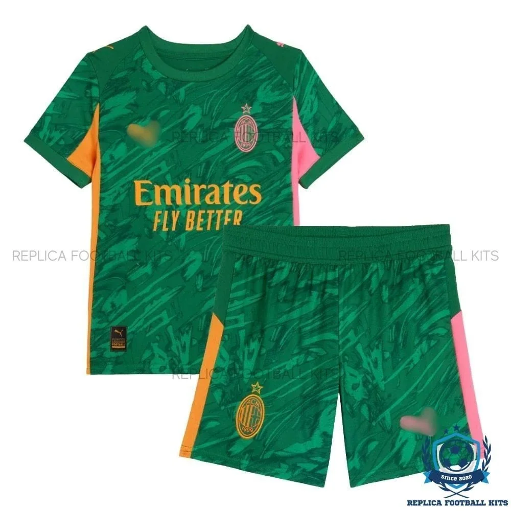AC Milan Goalkeeper Kids Replica Kit 25/26 - front view