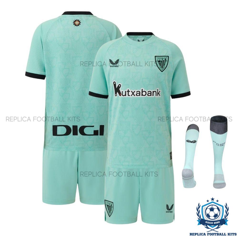 Athletic Club Bilbao Third Kids Replica Kit 25/26 - overview with socks