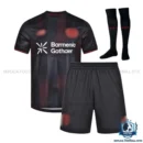 Bayer Leverkusen Home Kids Replica Kit 25/26 - front view with socks