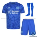 Bayer Leverkusen Third Kids Replica Kit 25/26 - front view with socks