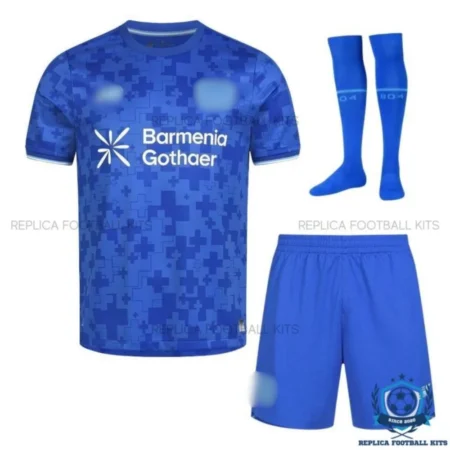 Bayer Leverkusen Third Kids Replica Kit 25/26 - front view with socks