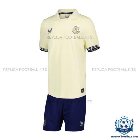 Everton Away Kid Replica Kit 25/26 - front view