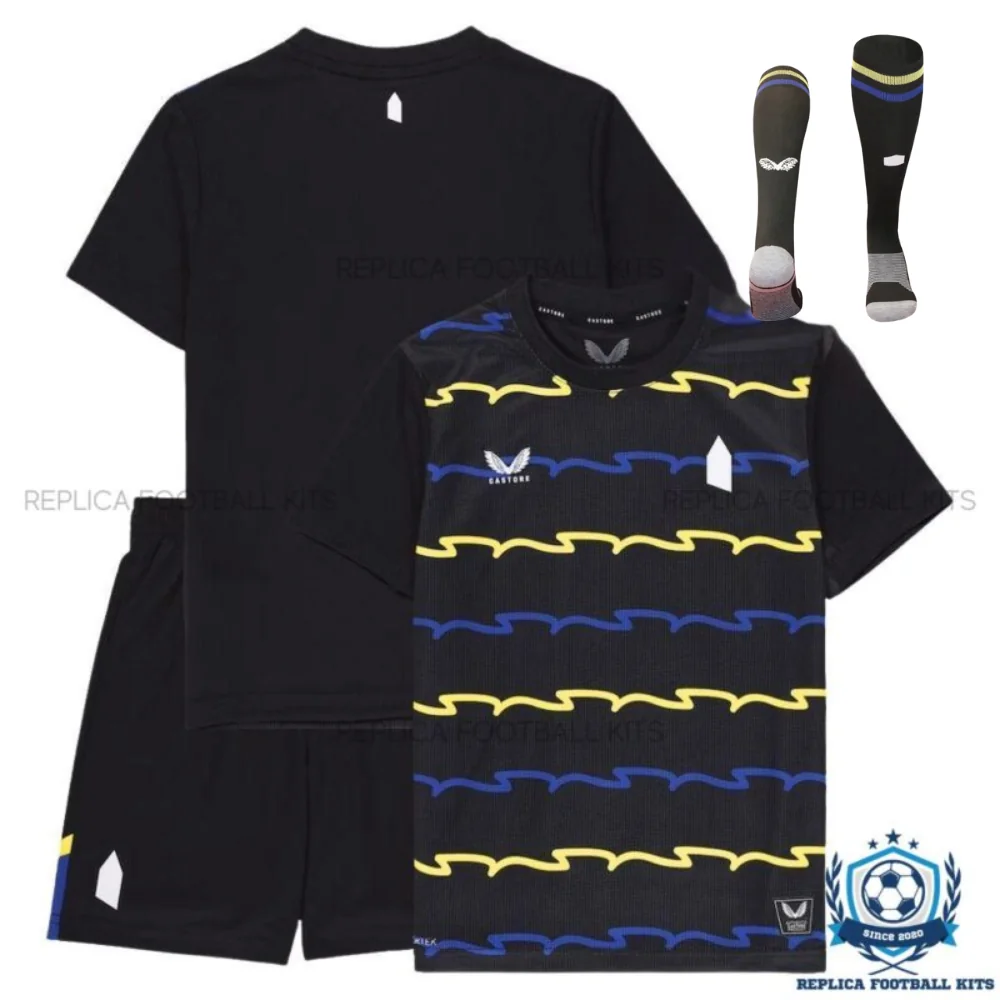 Everton Third Kid Replica Football Kit 25/26 - overview with socks