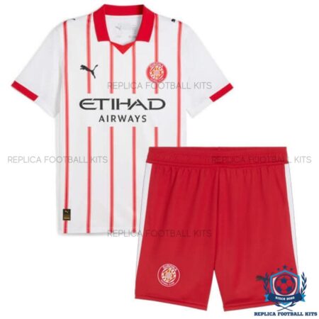 Girona Home Kids Replica Football Kit 25/26 - front view