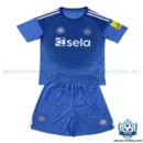 Newcastle Blue Goalkeeper Kid Replica Kit 25/26 - front view