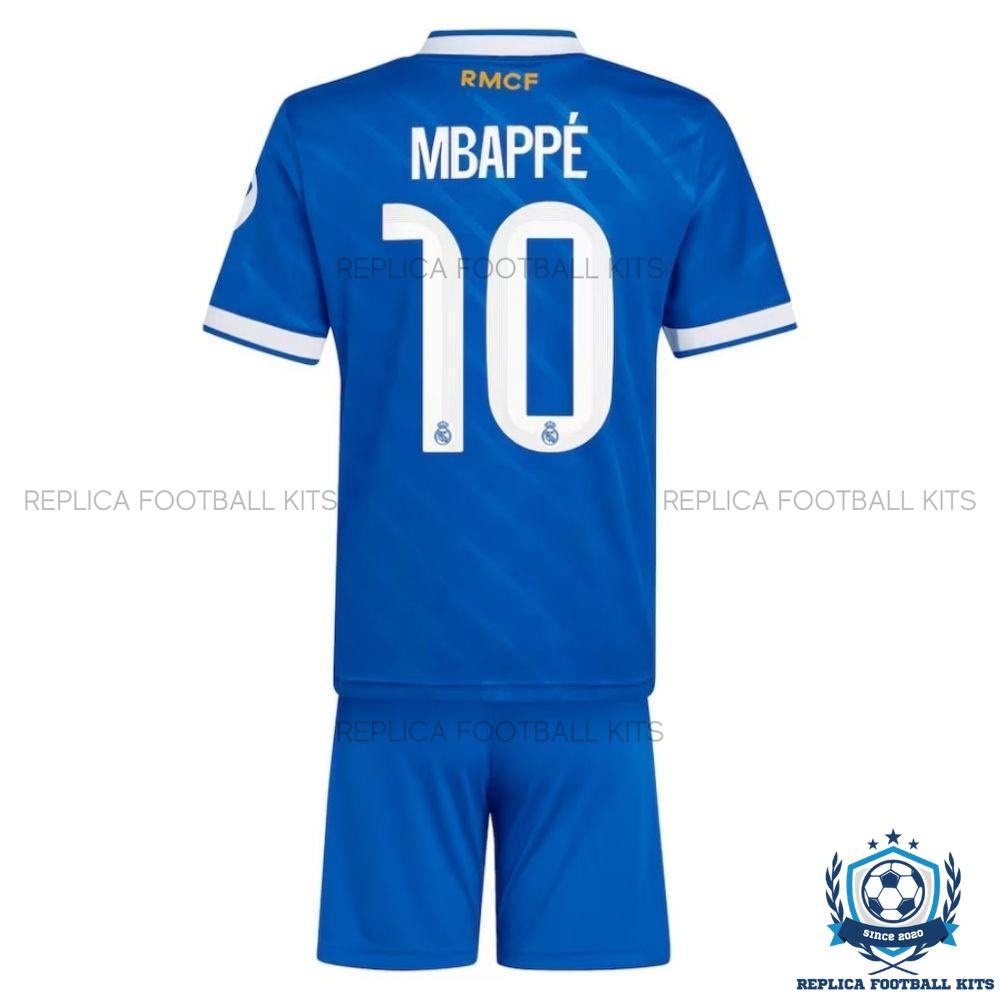 Real Madrid Mbappé 10 Third Kids Replica Kit 25/26 - back view