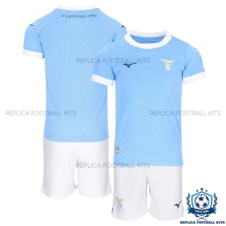 SS Lazio Home Kid Replica Football Kit 25/26 - overview