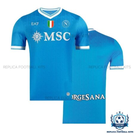 SSC Napoli Home Men Replica Shirts 25/26 - front view