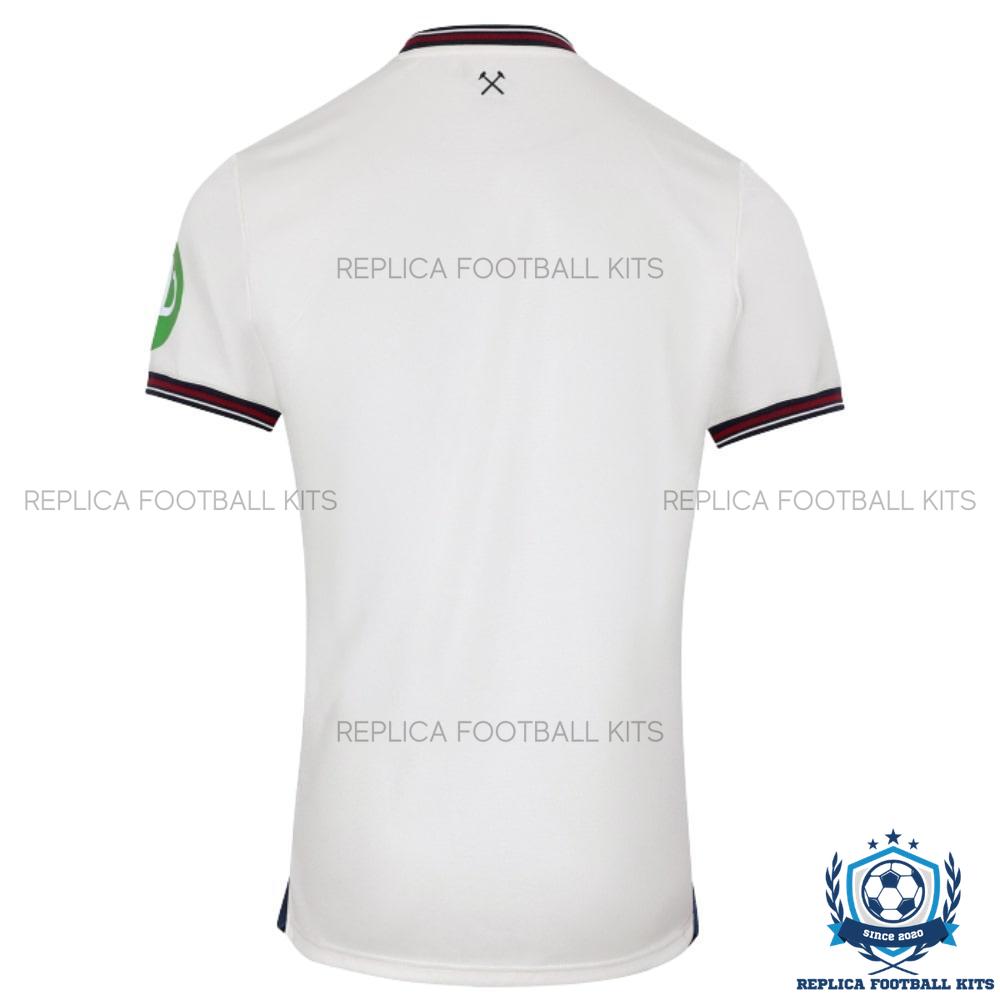 West Ham Away Men Replica Shirt 25/26 - overview - back view