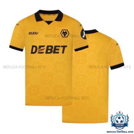 Wolves Home Men Replica Football Shirt 25/26 - front view