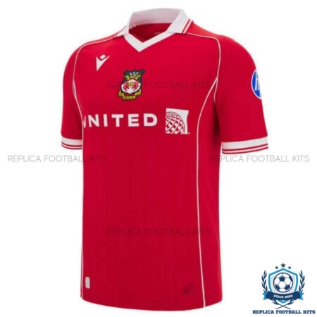 Wrexham Home Men Replica Football Shirt 25/26 - front view
