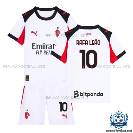 AC Milan RAFA LEÃO 10 Away Kids Replica Kit 25/26 - overview