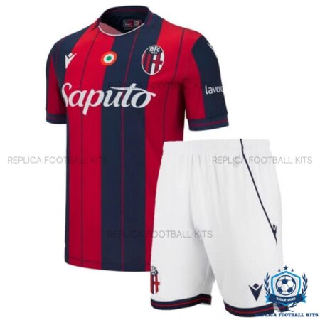 Bologna Home Kid Replica Kit 25/26 - front view