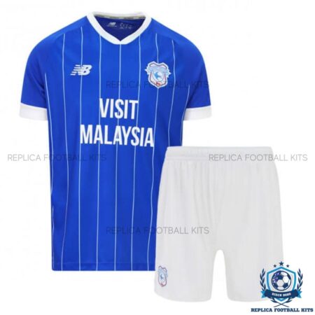 Cardiff City Home Kid Replica Football Kits 25/26 - front view