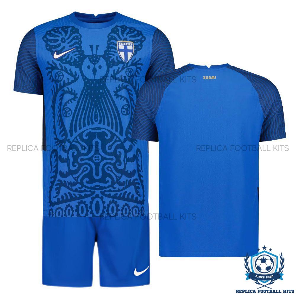 Finland Away Kid Replica Football Kit 25/26 - overview