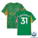Manchester City Ederson M.31 Green Goalkeeper Men Replica Shirt 25/26 - overview