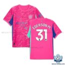 Man City Ederson M. 31 Pink Goalkeeper Men Replica Shirt 25/26 - overview