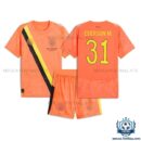 Man City Ederson M. 31 Orange KidSuper Kid Replica Kit 25/26 - overview