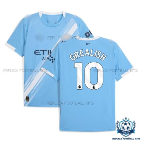 Man City Grealish 10 Home Men Replica Shirt 25/26 - overview