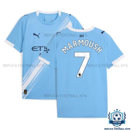 Man City Marmoush 7 Home Men Replica Shirt 25/26 - overview