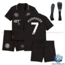 Manchester City Marmoush 7 Away Kid Replica Football Kit 25/26 - overview with socks