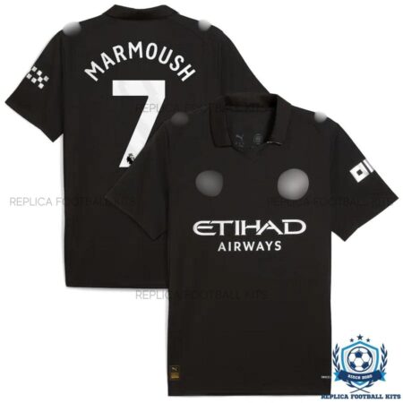 Man City Marmoush 7 Away Men Replica Shirt 25/26 - overview