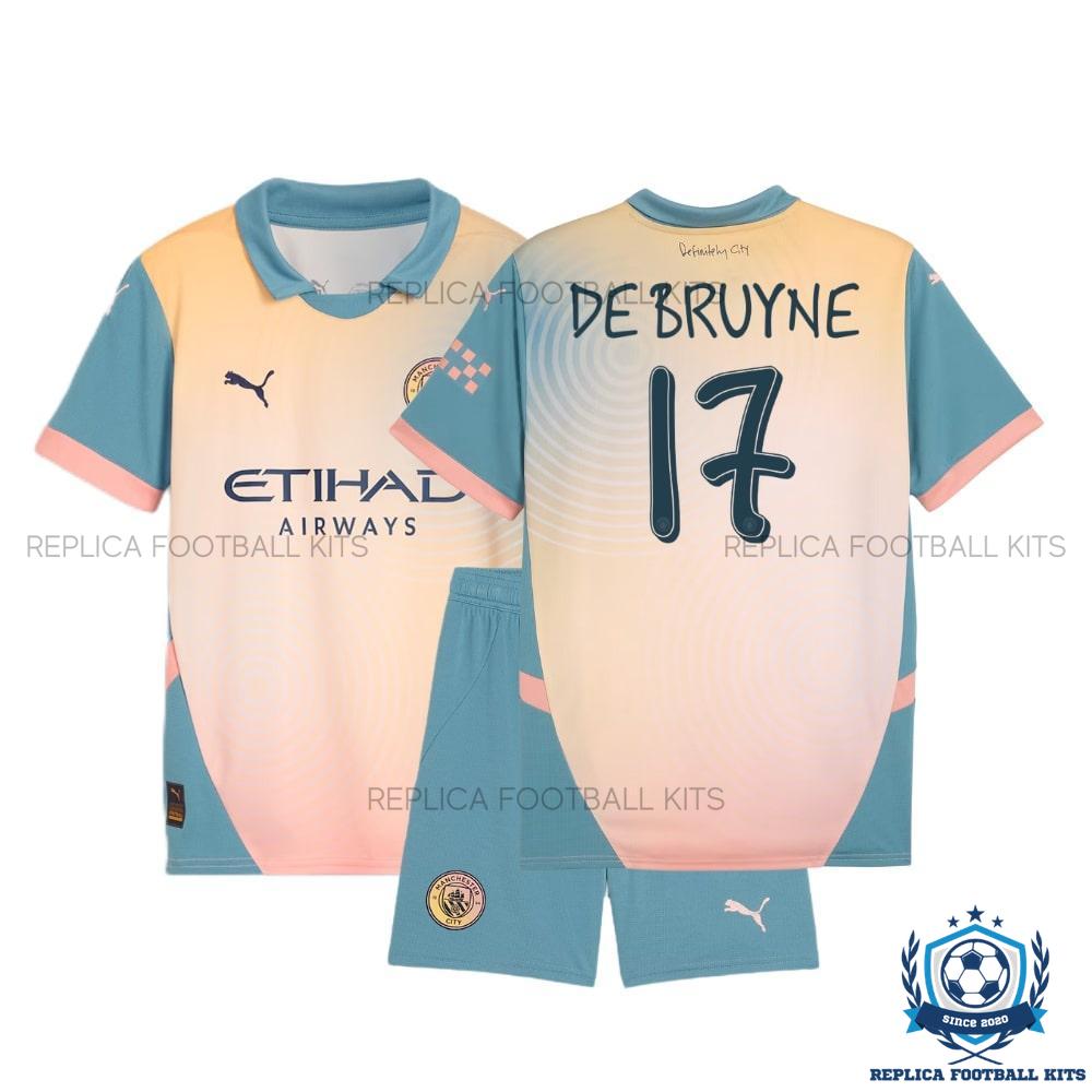 Man City De Bruyne 17 Definitely City Kid Replica Kit 25/26 - overview