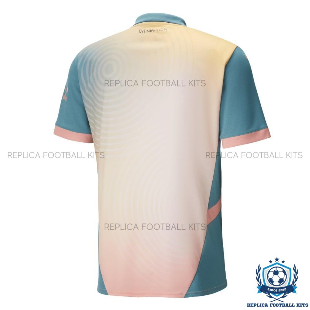 Manchester City ‘Definitely City’ Men Replica Shirt 25/26 - back view