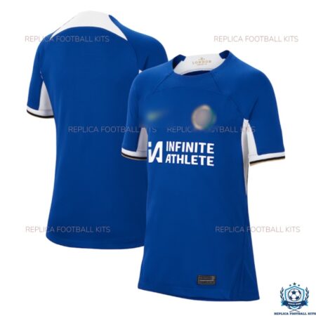 Chelsea Home Men Replica Football Shirt 23/24 Sponsor - Fan Version
