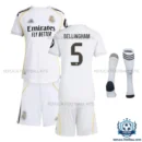Real Madrid Bellingham 5 Home Kids Replica Kit 25/26 - overview