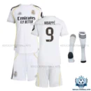 Real Madrid Mbappé 9 Home Kids Replica Kit 25/26 - overview