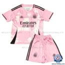 Real Madrid Pink Special Edition Kids Replica Kit 25/26 - front view