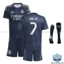 Real Madrid Vini JR. 7 Away Kids Replica Kit 25/26 - overview