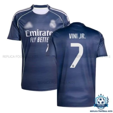 Real Madrid Vini Jr. 7 Away Men Replica Shirt 25/26 - overview