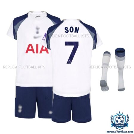 Tottenham Hotspur Son 7 Home Kid Replica Kit 25/26 - overview