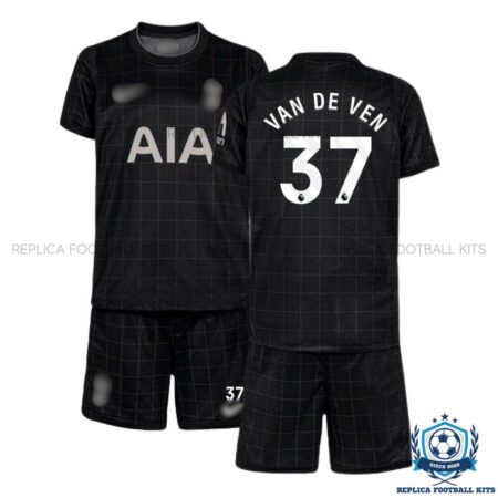 Tottenham Hotspur Van De Ven 37 Away Kid Replica Kit 25/26 - overview