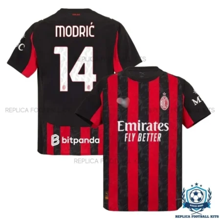 AC Milan Modrić 14 Home Men Replica Shirt 25/26 - overview