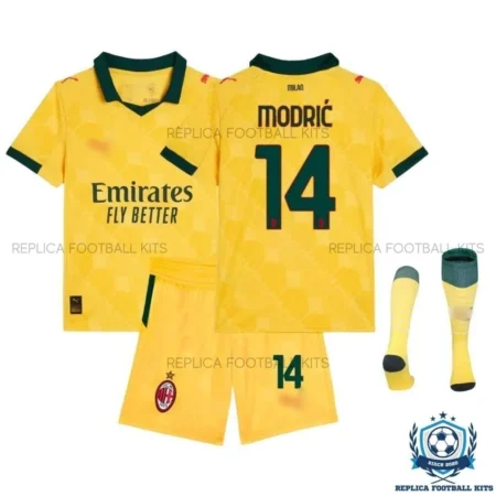 AC Milan Modrić 14 Third Kids Replica Kit 25/26 - overview with socks